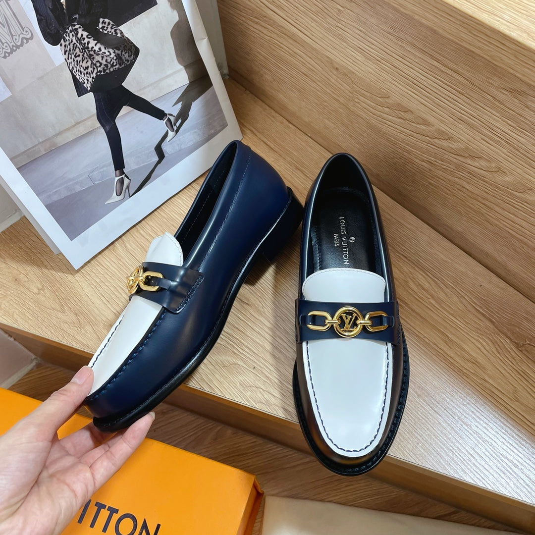 Louis Vuitton Women's Shoes 1AACXY Chess Flat Loafers 184001 | louisvuitton women sshoes chessflatloafers 1aacxy 2184001 2