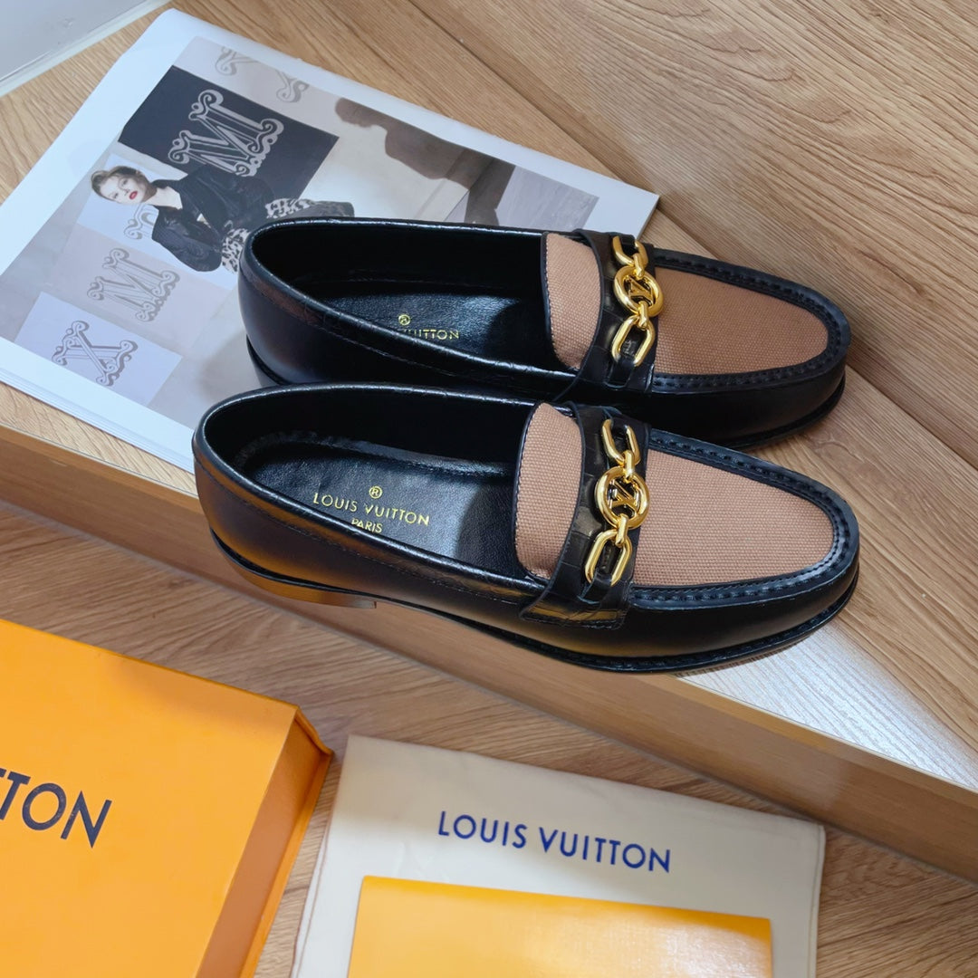Louis Vuitton Women's Shoes 1AACXY Chess Flat Loafers 184003 | louisvuitton women sshoes chessflatloafers 1aacxy 3184003 3