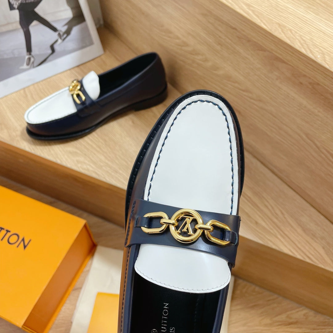 Louis Vuitton Women's Shoes 1AACXY Chess Flat Loafers 184001 | louisvuitton women sshoes chessflatloafers 1aacxy 6184001 6
