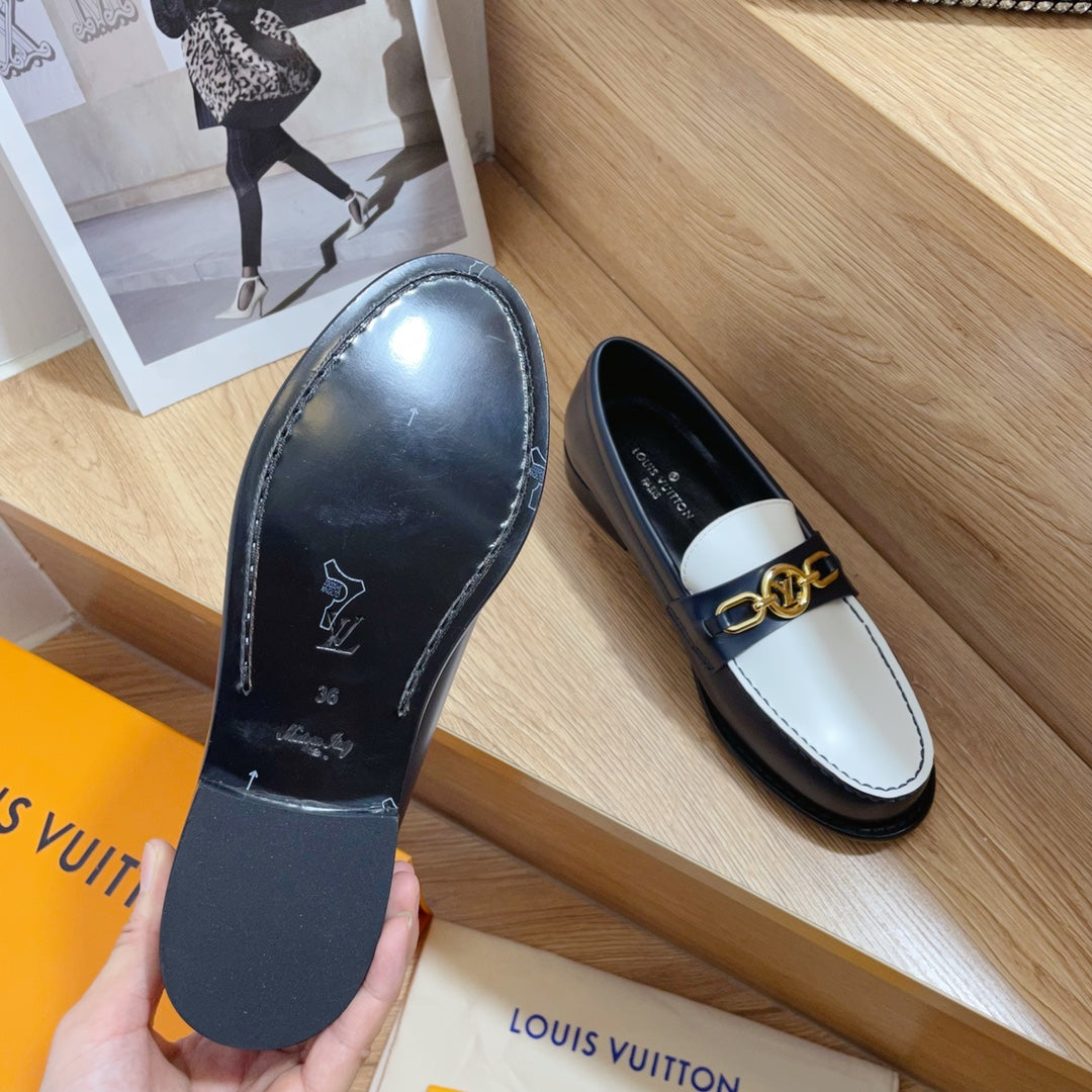 Louis Vuitton Women's Shoes 1AACXY Chess Flat Loafers 184001 | louisvuitton women sshoes chessflatloafers 1aacxy 9184001 9