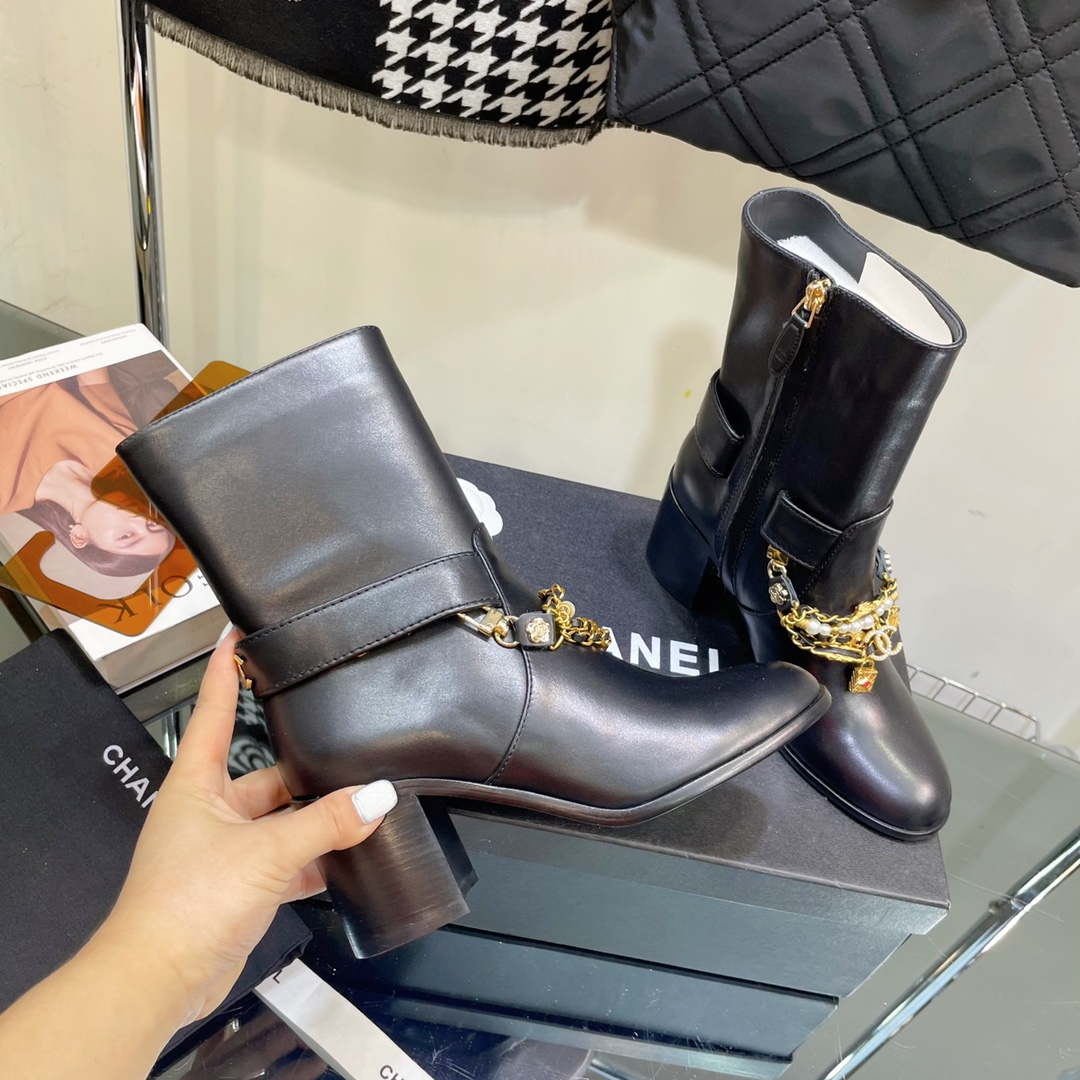 Chanel Women's Shoes Ankle Boots G38816 | wsxc1665850477232 chanel womensshoes highboots g38816 7