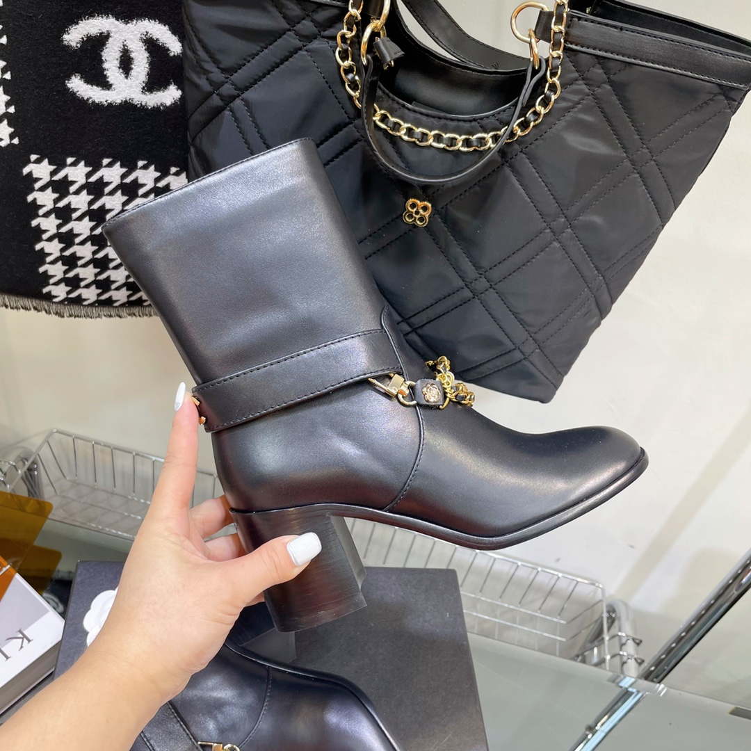 Chanel Women's Shoes Ankle Boots G38816 | wsxc1665850477232 chanel womensshoes highboots g38816 8