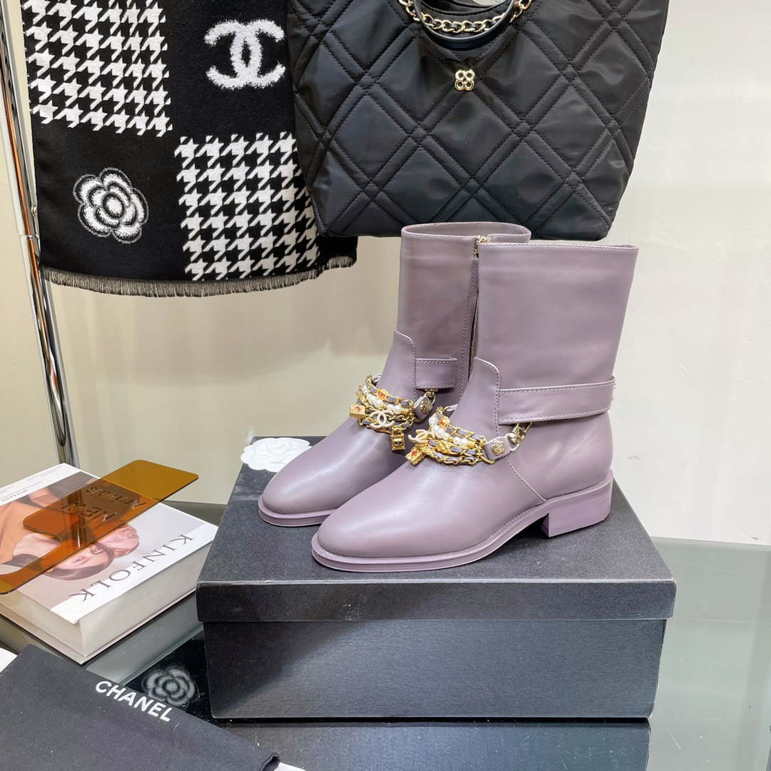 Chanel Women's Shoes Ankle Boots G38817 | wsxc1665850477232 chanel womensshoes highboots g38817 5
