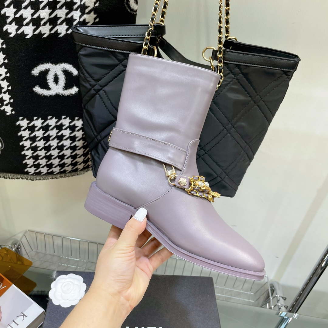 Chanel Women's Shoes Ankle Boots G38817 | wsxc1665850477232 chanel womensshoes highboots g38817 9