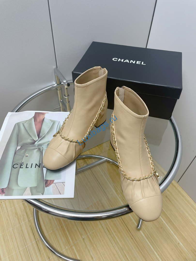 Chanel Women's Shoes Short Boots 194823 | chanel womens shoes high boots 194823 003
