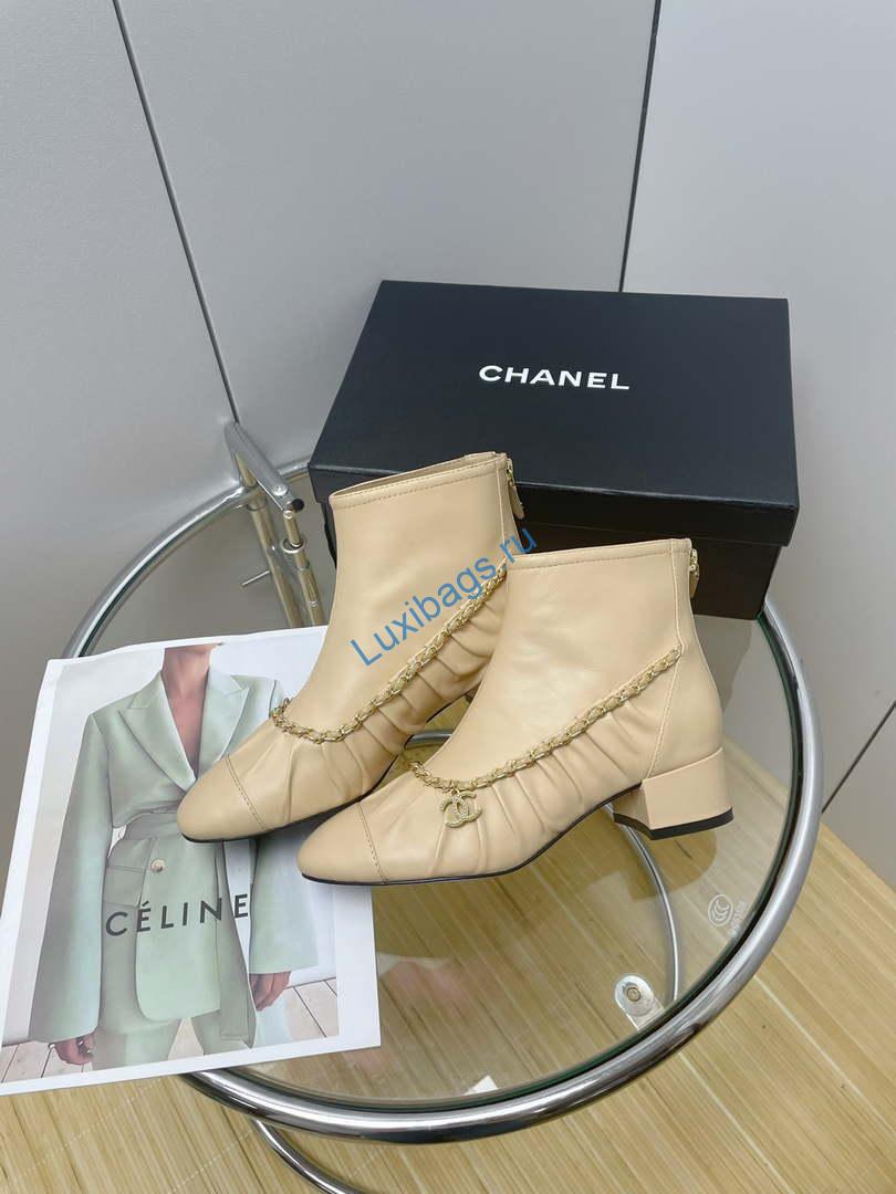 Chanel Women's Shoes Short Boots 194823 | chanel womens shoes high boots 194823 005