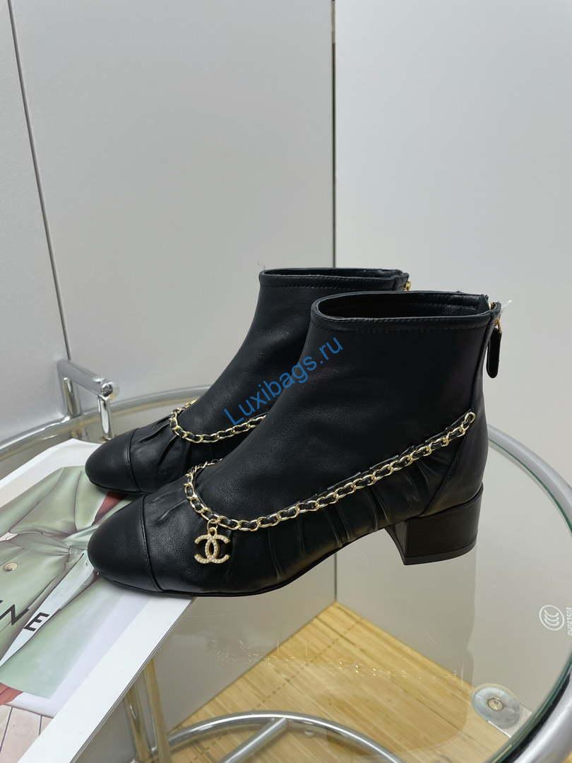 Chanel Women's Shoes Short Boots 194824 | chanel womens shoes high boots 194824 003