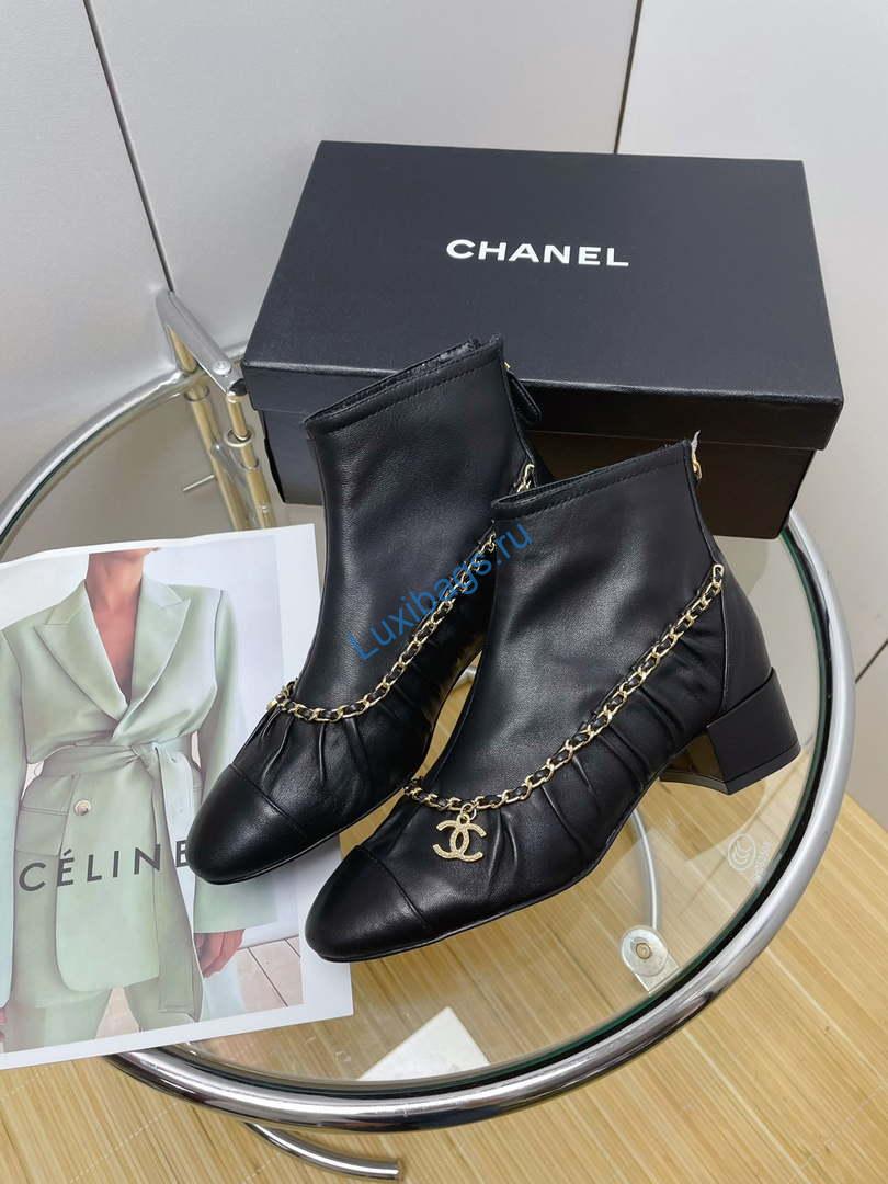 Chanel Women's Shoes Short Boots 194824 | chanel womens shoes high boots 194824 005