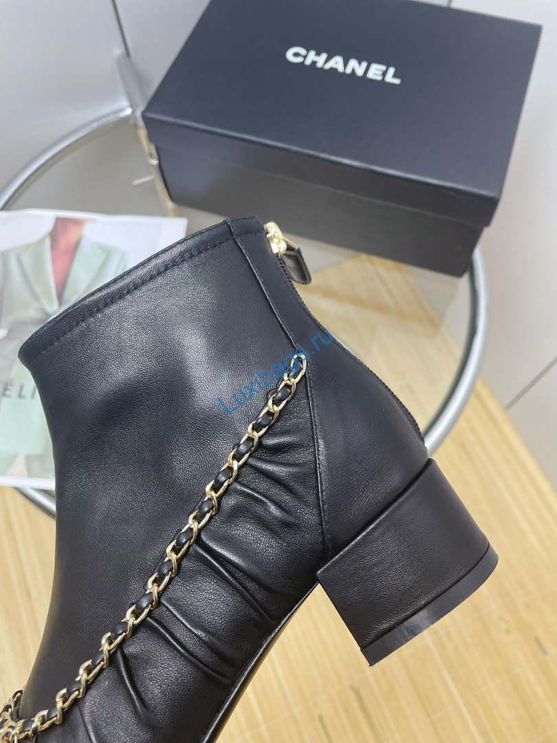 Chanel Women's Shoes Short Boots 194824 | chanel womens shoes high boots 194824 008