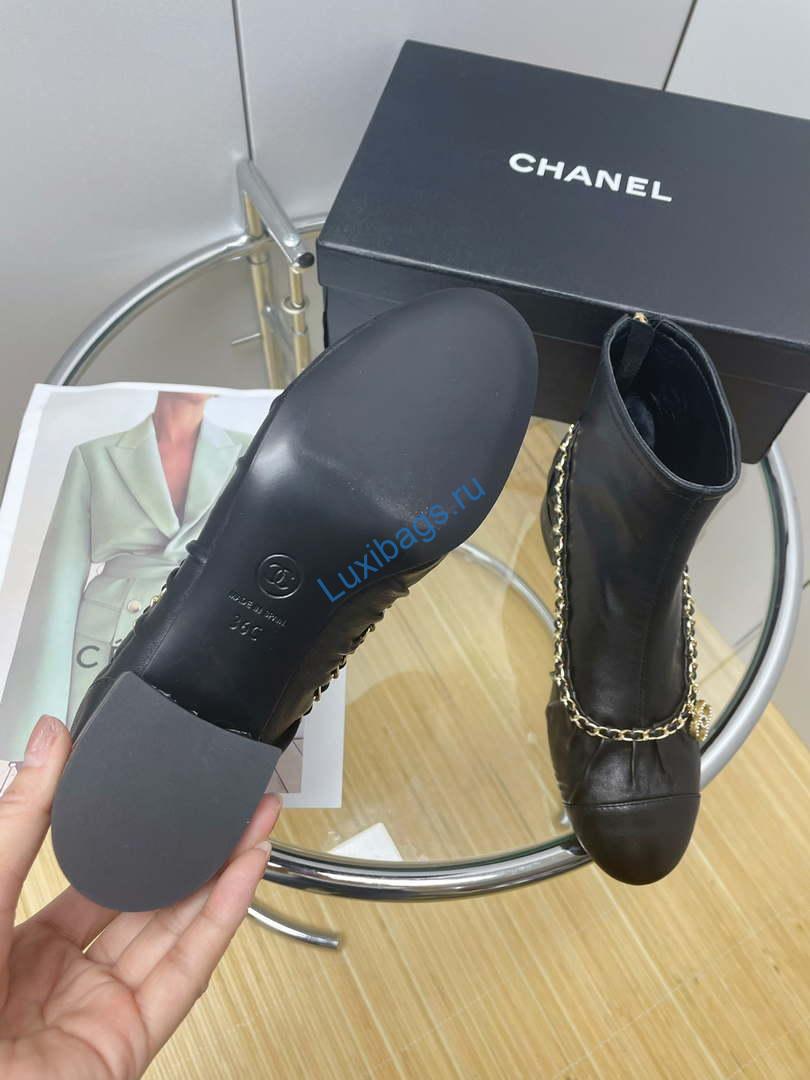 Chanel Women's Shoes Short Boots 194824 | chanel womens shoes high boots 194824 009