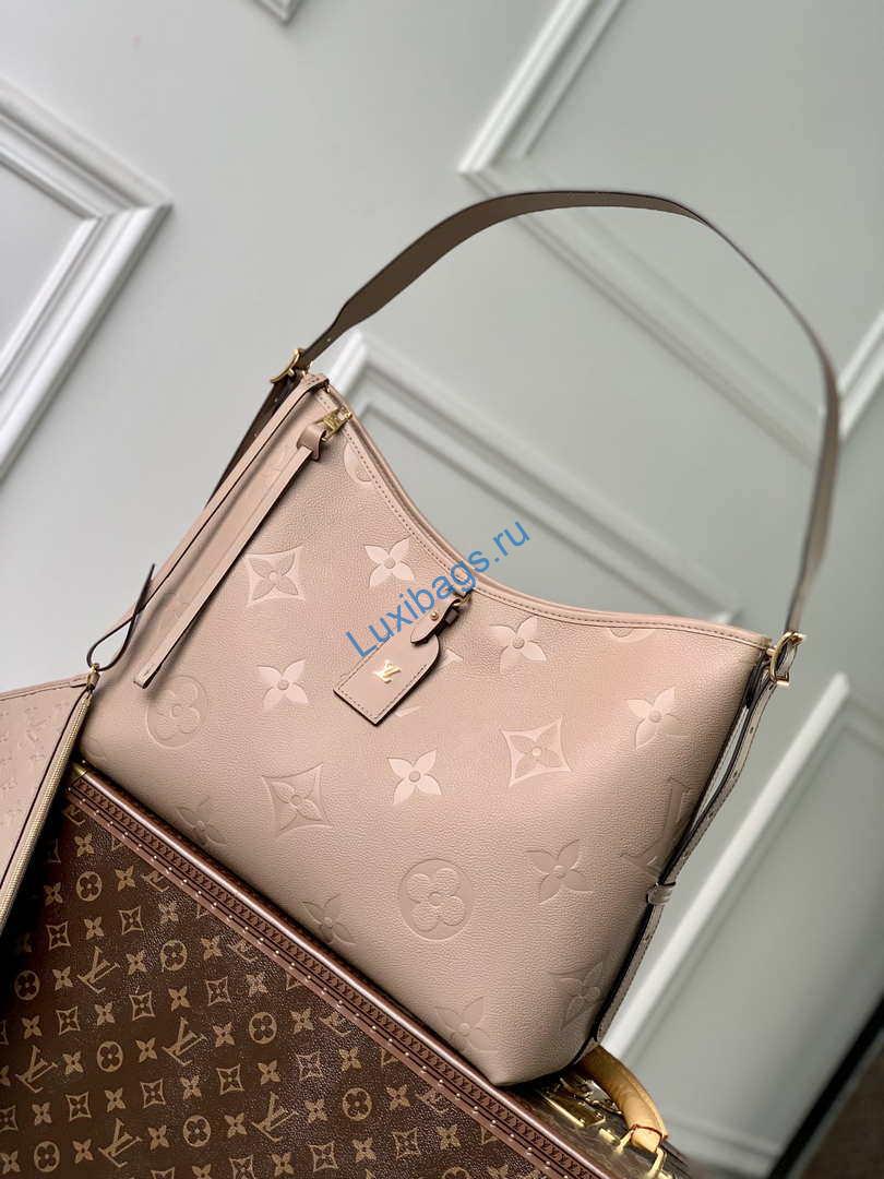 Louis Vuitton LV M46292 Carryall MM monogram M46289 Tourterelle Gray