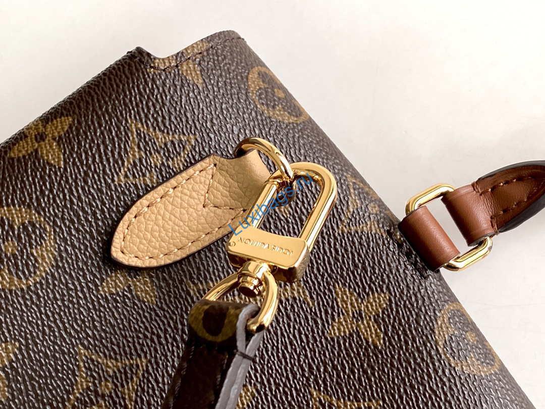 LV M44257 Louis Vuitton Marignan Messenger Top Handle Monogram M43960 Bag Apricot | lv m44286 louis vuitton marignan messenger top handle m44259 monogram bag apricot 006