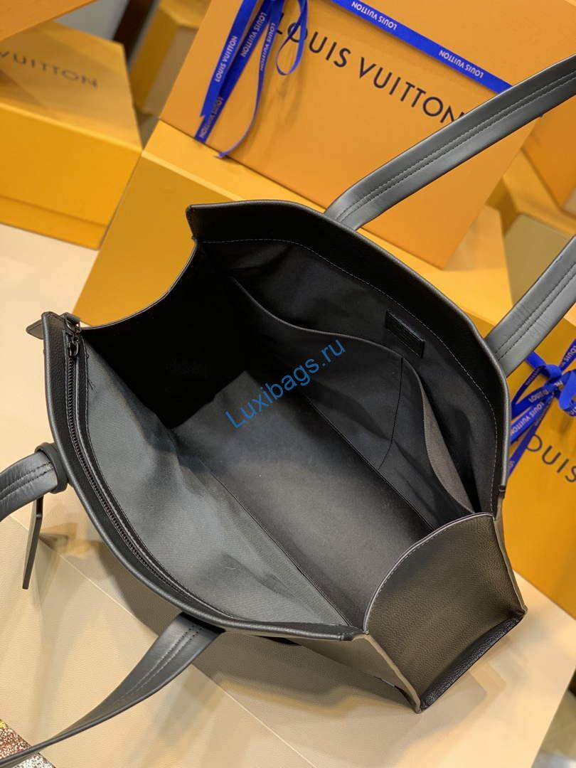 LV M57308 Louis Vuitton Takeoff Tote Bag Black | lv m57308 louis vuitton takeoff tote bag black 008