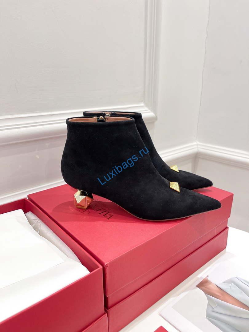 Valentino Women's Shoes Rockstud Short Boot 153652 | valentino womens shoes rockstud short boot 153652 004