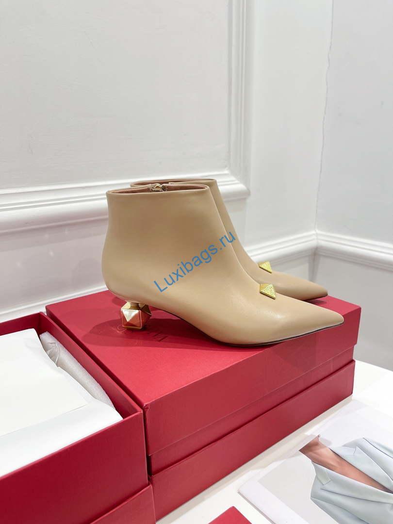 Valentino Women's Shoes Rockstud Short Boot 153653 | valentino womens shoes rockstud short boot 153653 003