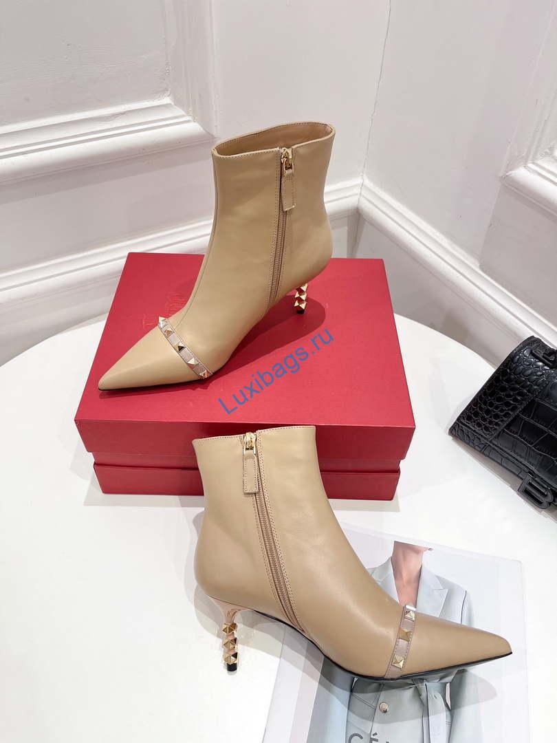 Valentino Women's Shoes Rockstud Short Boot 153657 | valentino womens shoes rockstud short boot 153657 005