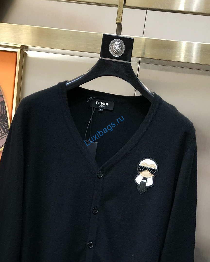 Fendi Men's Sweater Wool Cardigan P700022 | 1669086434405
