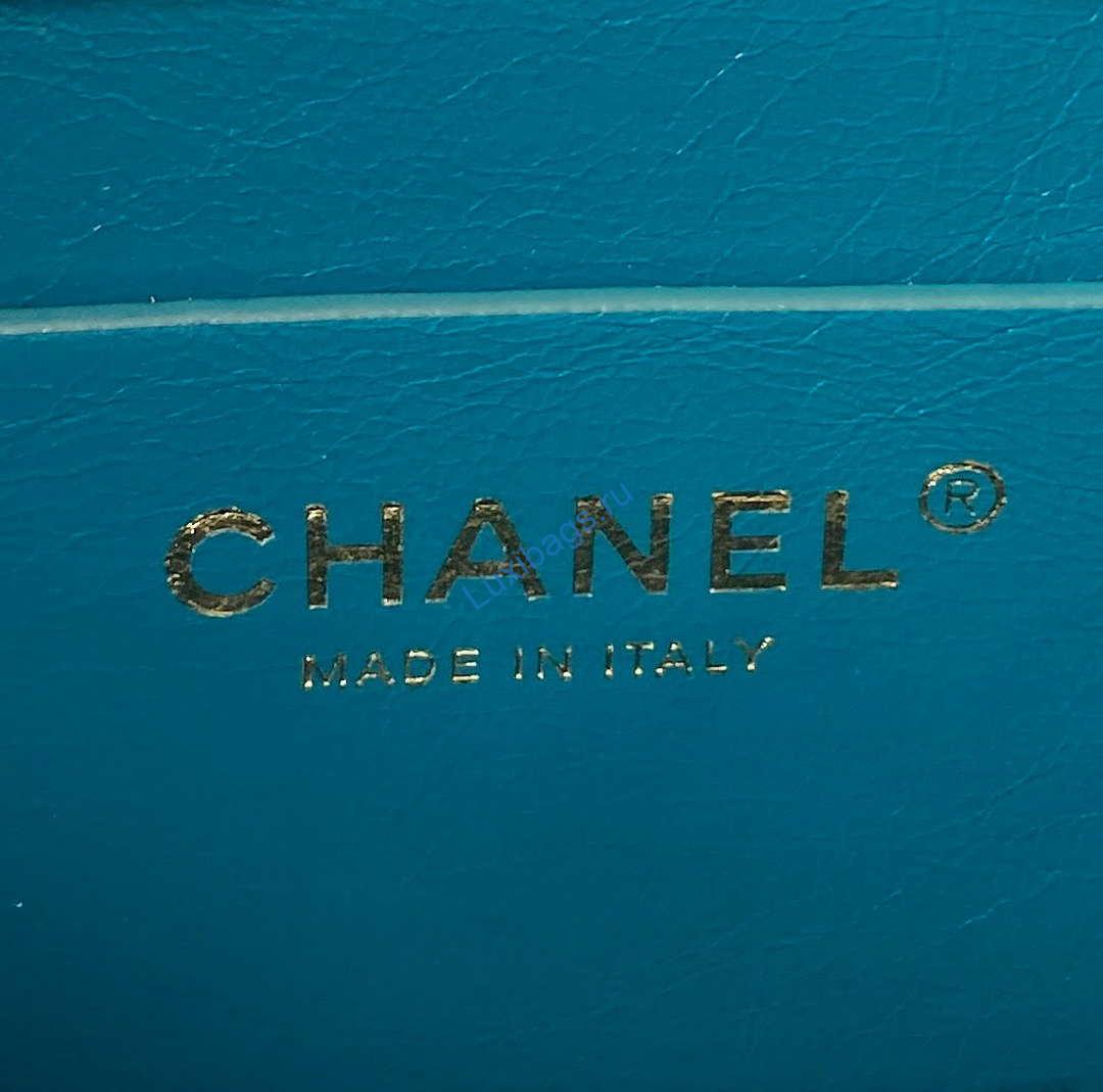 Chanel AS3332 Backpack Shiny Calfskin Bag Blue | chanel as3332 backpack shiny calfskin bag blue 009