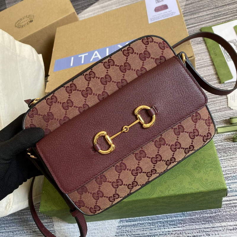 Gucci 645454 Gucci Horsebit 1955 Small Shoulder Bag Wine Red | gucci 645454 gucci horsebit 1955 small shoulder bag 14