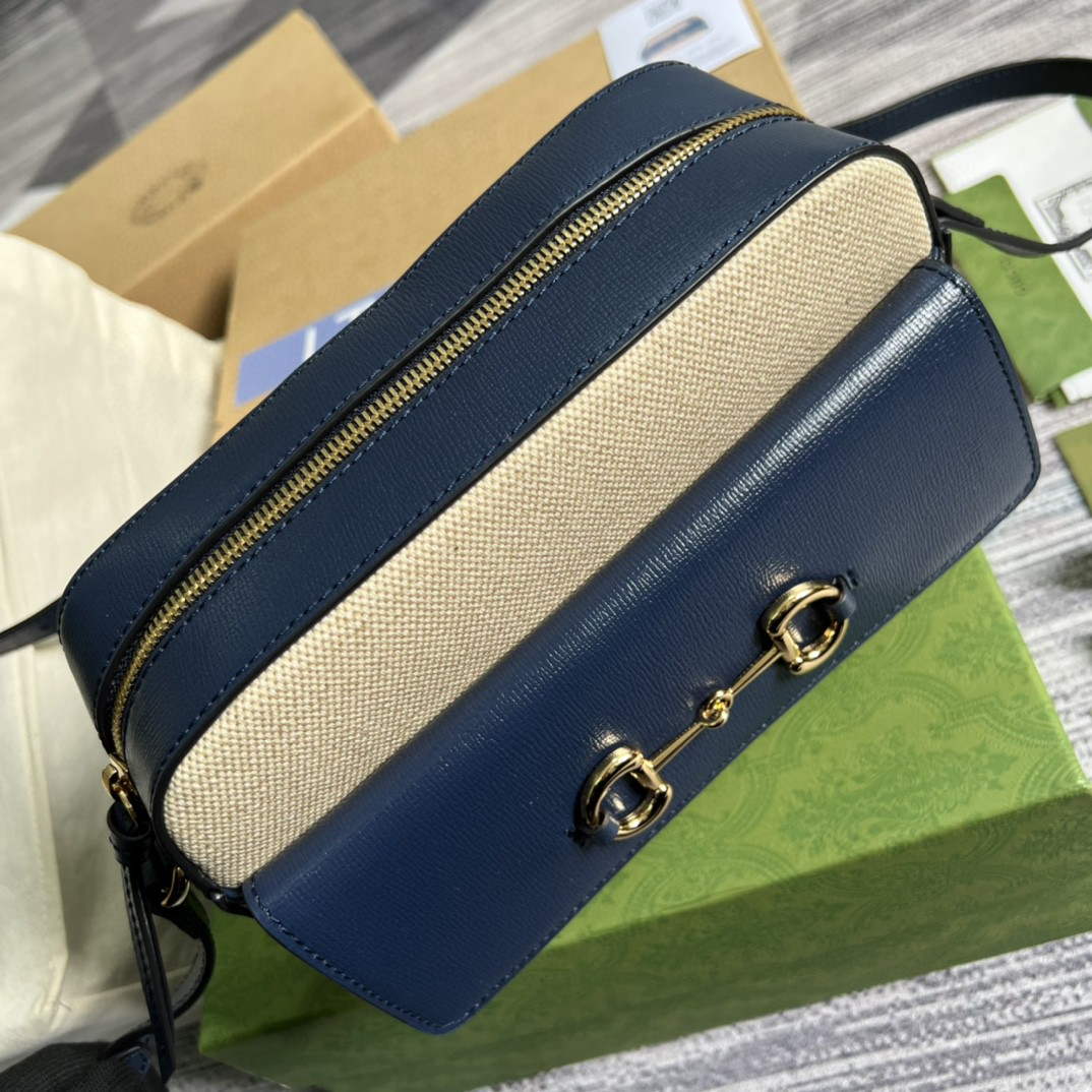 Gucci 645454 Gucci Horsebit 1955 Small Shoulder Bag Beige Blue | gucci 645454 gucci horsebit 1955 small shoulder bag 3