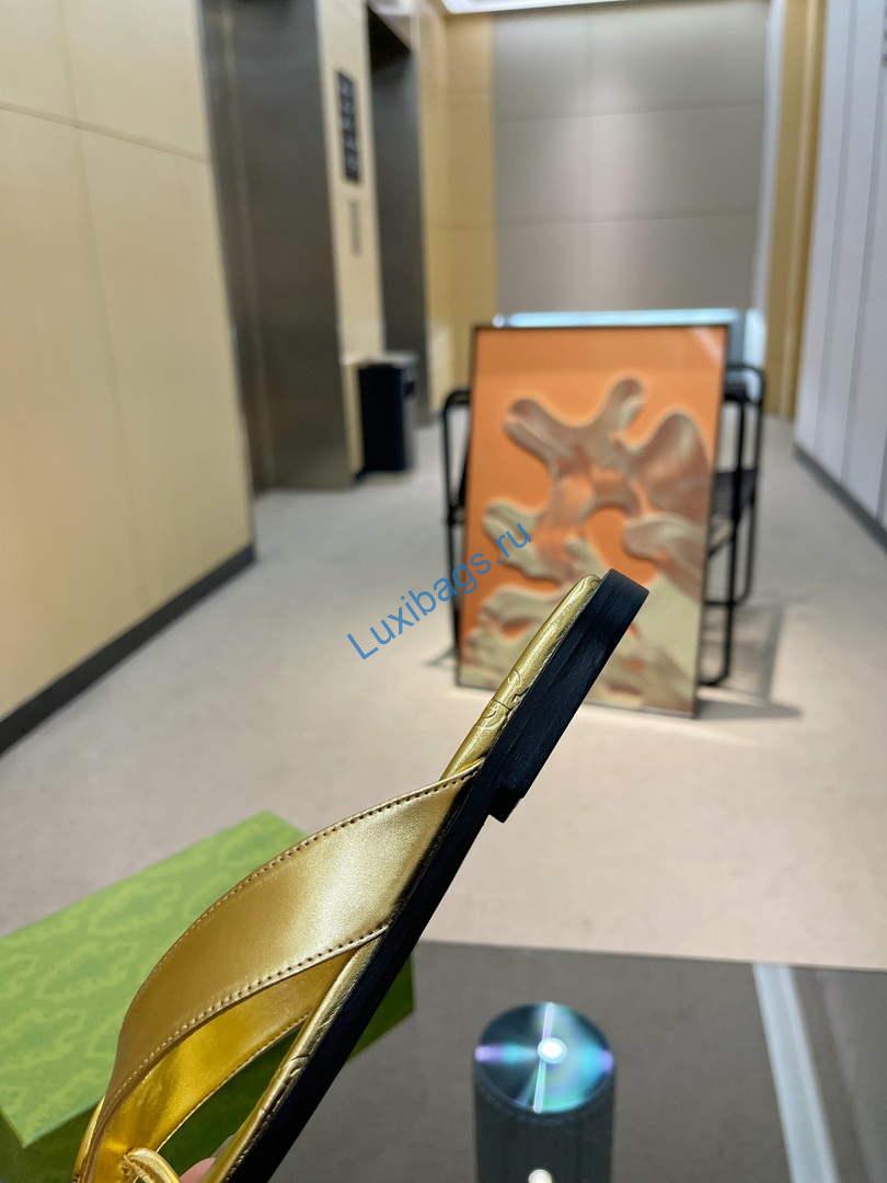 Gucci 695203 Men Women's Flip Flops Sandal G56254 | gucci 695203 men womens flip flops sandal g56254 6