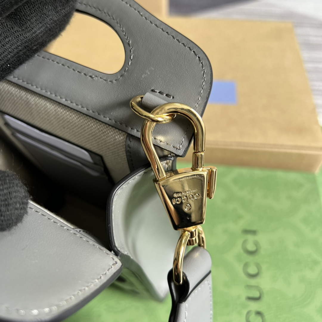 Gucci 723776 GG Matelassé Top Handle Mini Bag Grey | gucci 723776 gg matelasse top handle mini bag grey 7