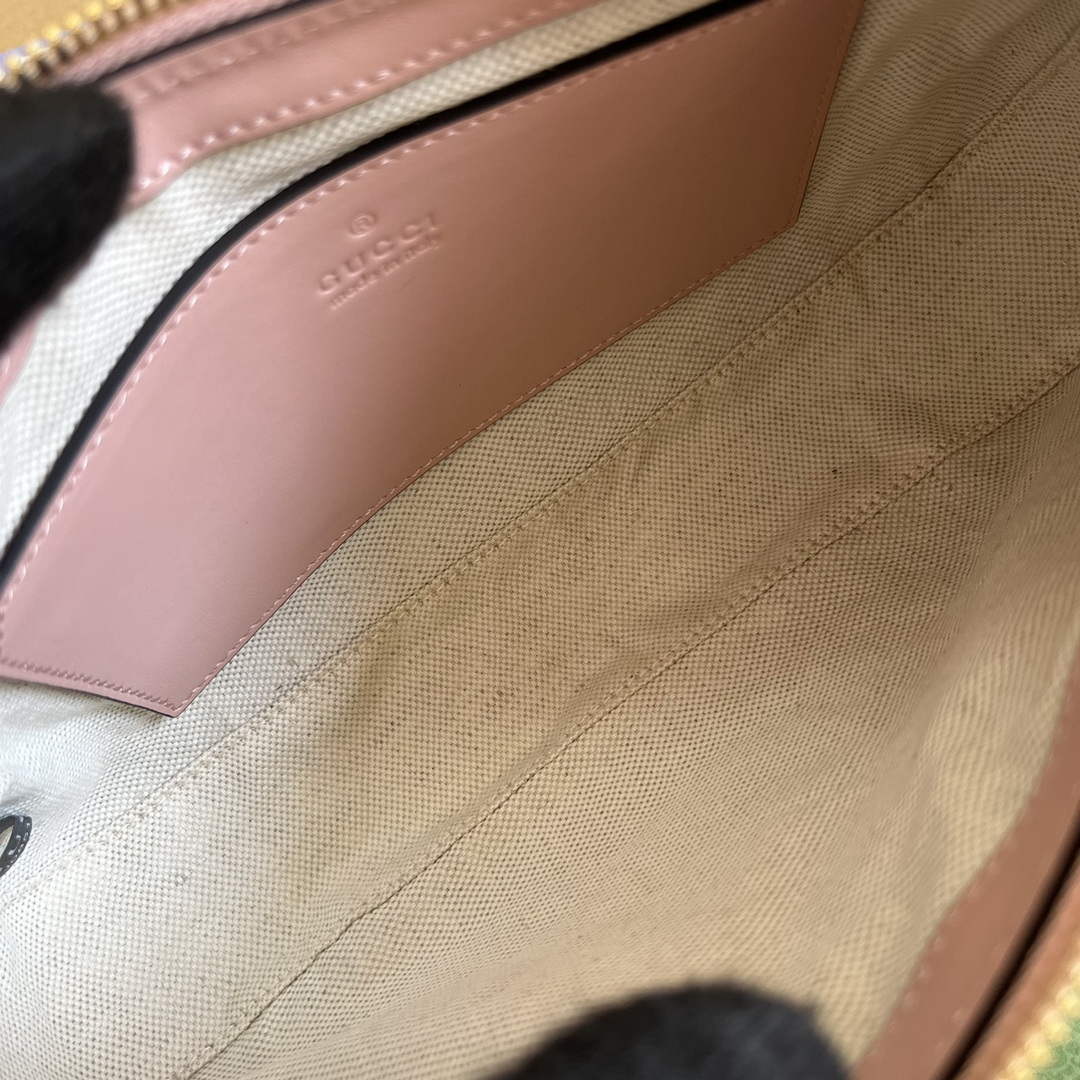 Gucci 735049 GG Matelassé Handbag Pink | gucci 735049 gg matelasse handbag pink 7
