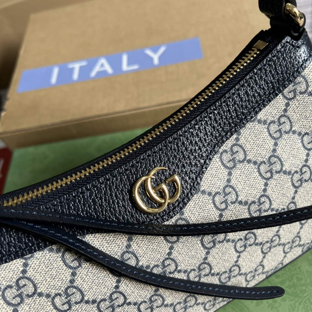 Gucci 735145 GG Supreme Ophidia small handbag Black | gucci 735145 gg supreme ophidia small handbag black 5