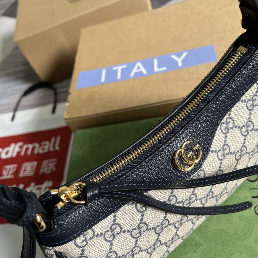 Gucci 735145 GG Supreme Ophidia small handbag Black | gucci 735145 gg supreme ophidia small handbag black 6