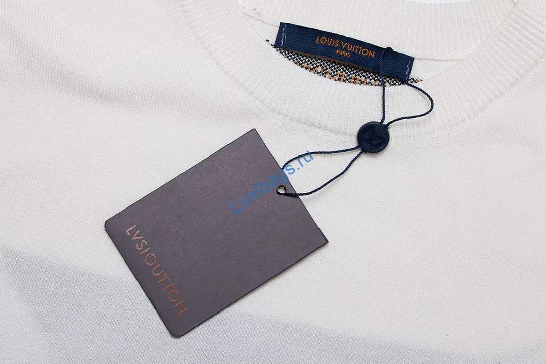 LV 1AAU5B Louis Vuitton Print Cotton Jersey Men Women's T-shirt L56215 | lv 1aau5b louis vuitton print cotton jersey men womens t shirt 138