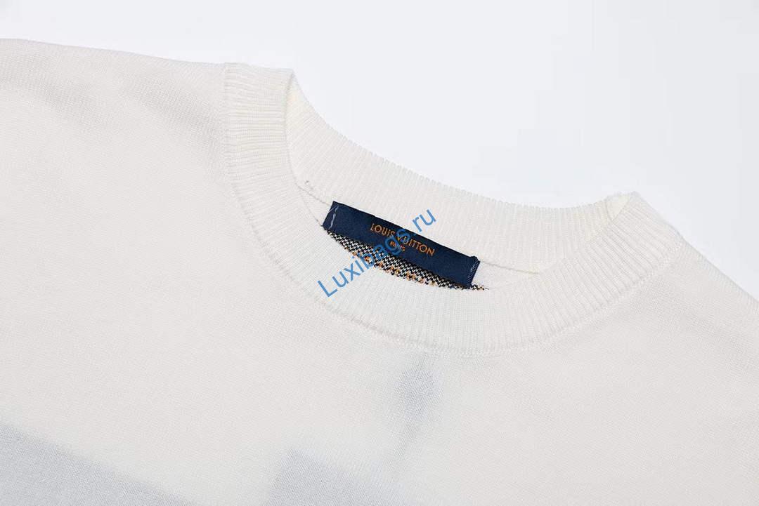 LV 1AAU5B Louis Vuitton Print Cotton Jersey Men Women's T-shirt L56215 | lv 1aau5b louis vuitton print cotton jersey men womens t shirt 139