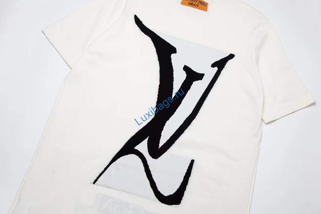 LV 1AAU5B Louis Vuitton Print Cotton Jersey Men Women's T-shirt L56215 | lv 1aau5b louis vuitton print cotton jersey men womens t shirt 141