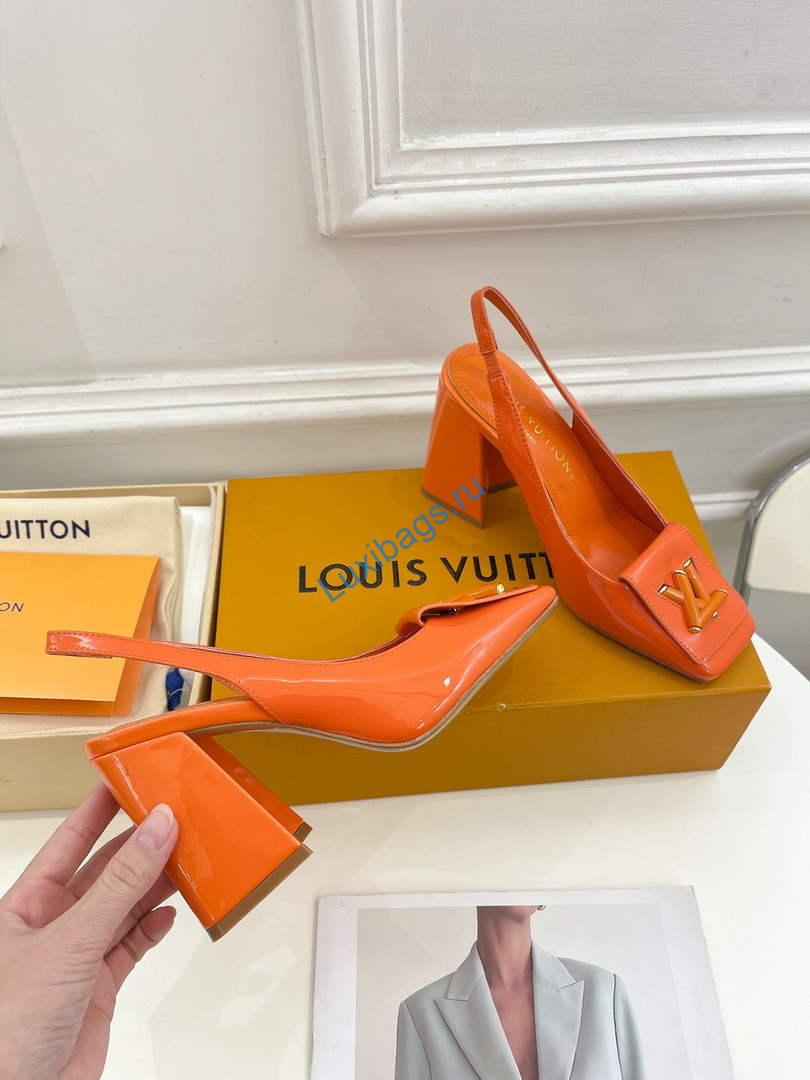 LV 1AB0BU Louis Vuitton Women's Shake Slingback Pump L68241 | lv 1ab0bu louis vuitton womens shake slingback pump l68241 2