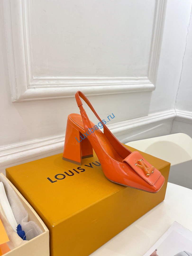 LV 1AB0BU Louis Vuitton Women's Shake Slingback Pump L68241 | lv 1ab0bu louis vuitton womens shake slingback pump l68241 3