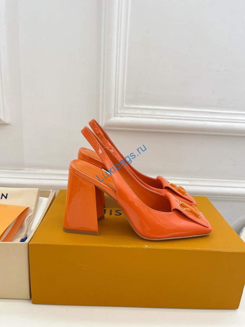 LV 1AB0BU Louis Vuitton Women's Shake Slingback Pump L68241 | lv 1ab0bu louis vuitton womens shake slingback pump l68241 4
