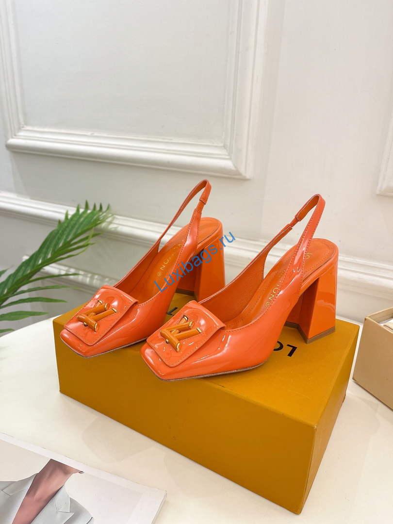 LV 1AB0BU Louis Vuitton Women's Shake Slingback Pump L68241 | lv 1ab0bu louis vuitton womens shake slingback pump l68241 5