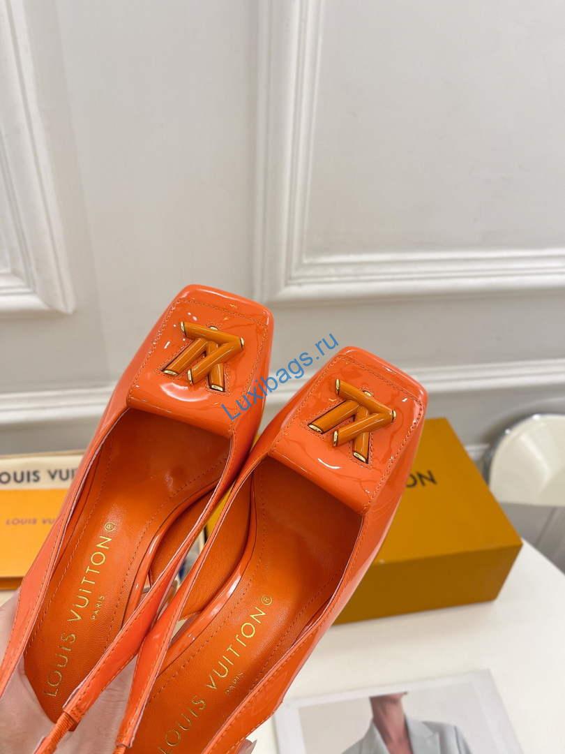 LV 1AB0BU Louis Vuitton Women's Shake Slingback Pump L68241 | lv 1ab0bu louis vuitton womens shake slingback pump l68241 6