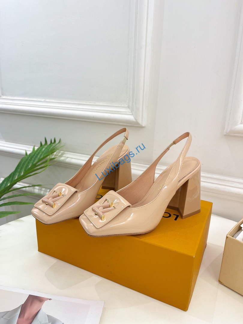 LV 1AB0BU Louis Vuitton Women's Shake Slingback Pump L68245 | lv 1ab0bu louis vuitton womens shake slingback pump l68245 3