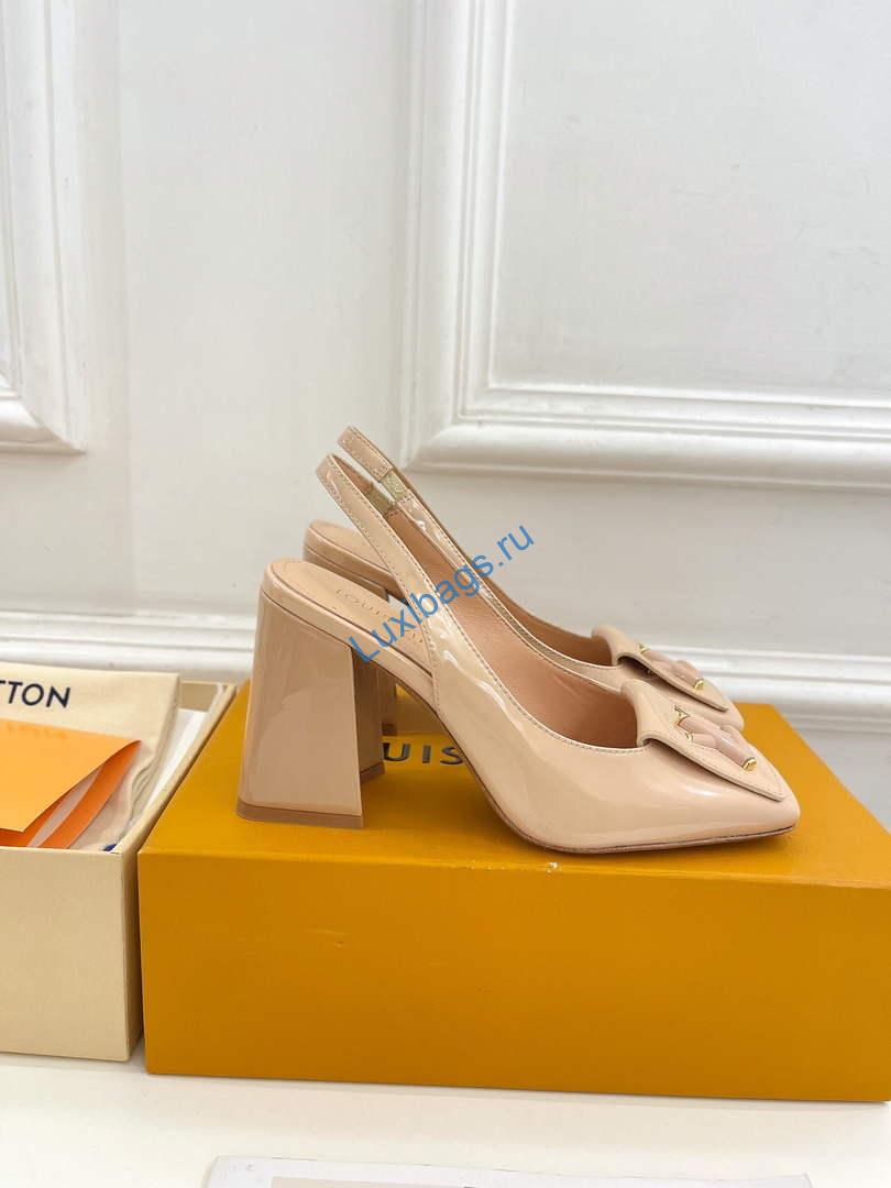 LV 1AB0BU Louis Vuitton Women's Shake Slingback Pump L68245 | lv 1ab0bu louis vuitton womens shake slingback pump l68245 5