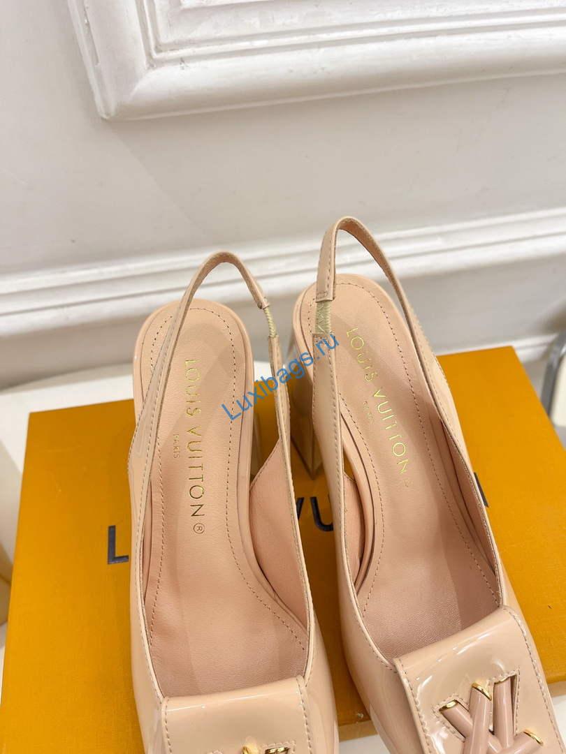 LV 1AB0BU Louis Vuitton Women's Shake Slingback Pump L68245 | lv 1ab0bu louis vuitton womens shake slingback pump l68245 7
