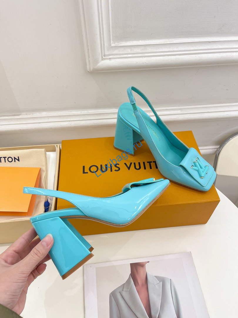 LV 1AB0BU Louis Vuitton Women's Shake Slingback Pump L68246 | lv 1ab0bu louis vuitton womens shake slingback pump l68246 2