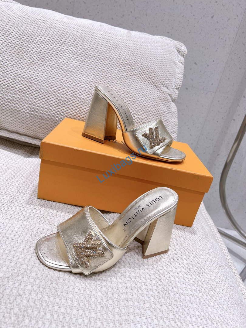 LV 1AB1JL Louis Vuitton Women's Shake Mules heel 9.5cm L68254 | lv 1ab1jl louis vuitton womens shake mules heel 9 5cm l68254 5