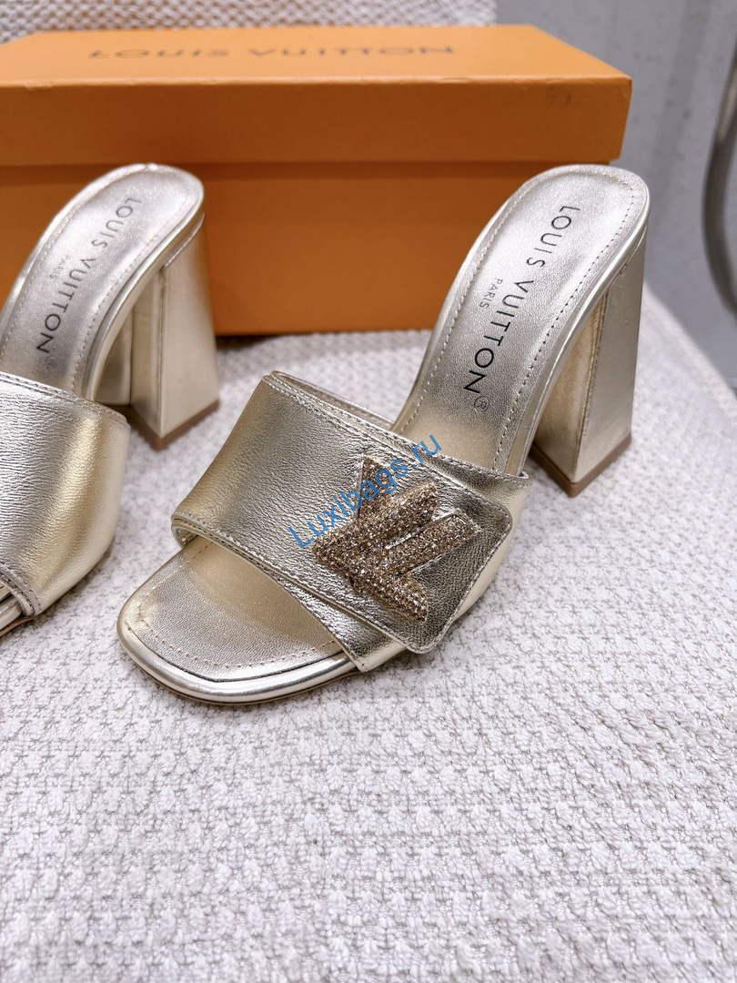 LV 1AB1JL Louis Vuitton Women's Shake Mules heel 9.5cm L68254 | lv 1ab1jl louis vuitton womens shake mules heel 9 5cm l68254 7