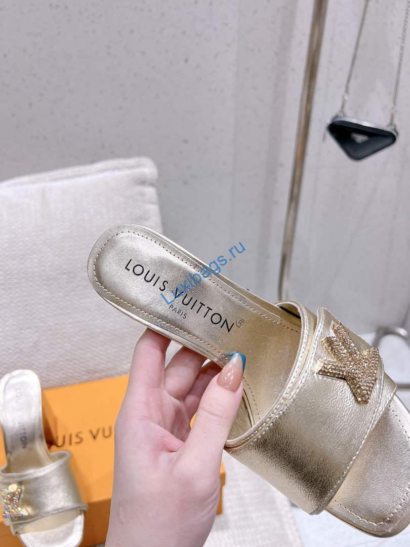 LV 1AB1JL Louis Vuitton Women's Shake Mules heel 9.5cm L68254 | lv 1ab1jl louis vuitton womens shake mules heel 9 5cm l68254 8