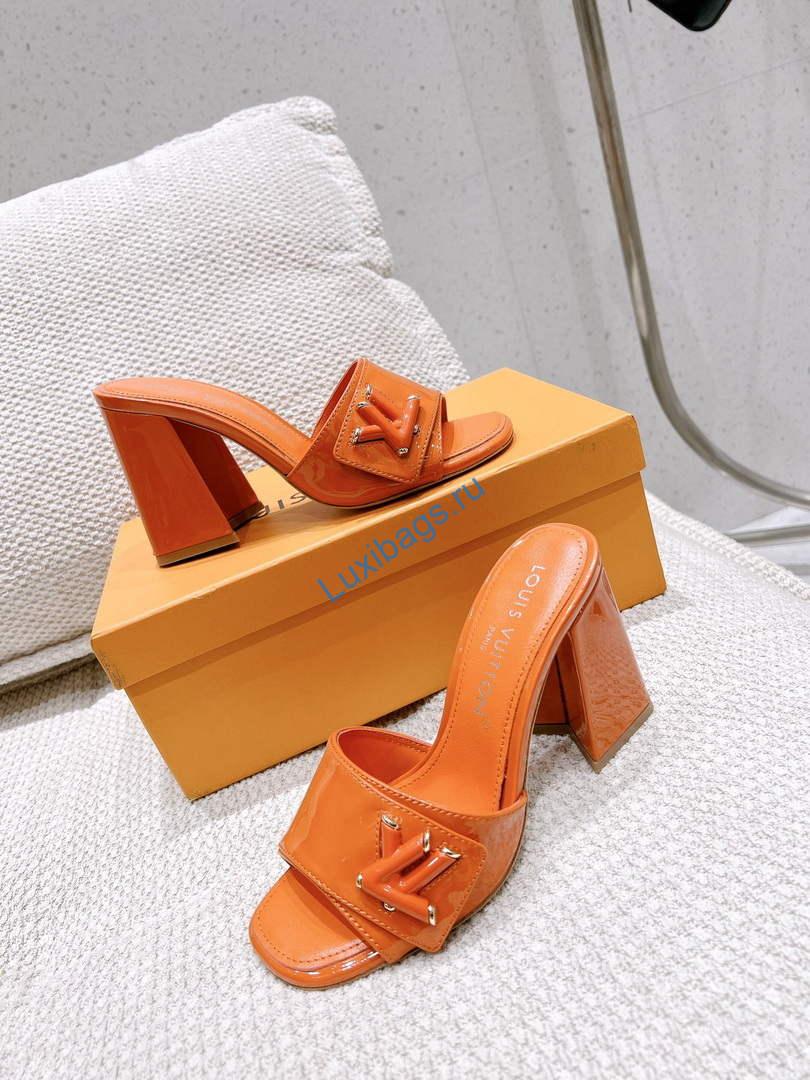 LV 1AB1JL Louis Vuitton Women's Shake Mules heel 9.5cm L68260 | lv 1ab1jl louis vuitton womens shake mules heel 9 5cm l68260 3