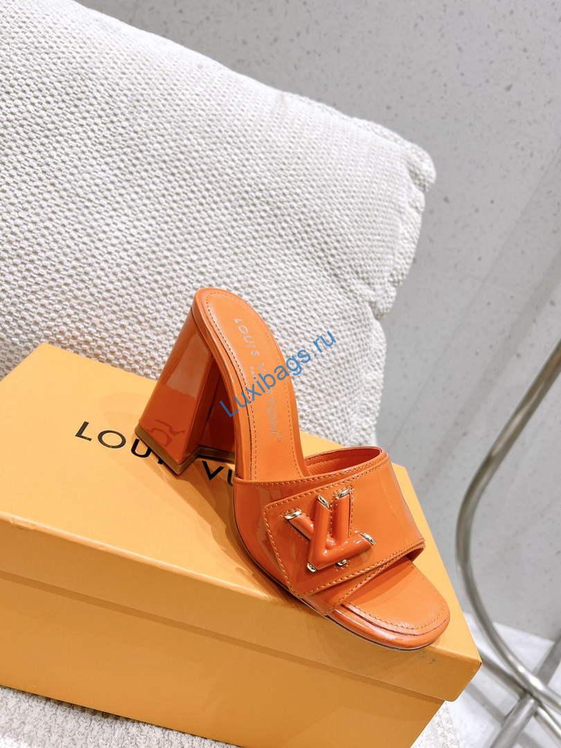 LV 1AB1JL Louis Vuitton Women's Shake Mules heel 9.5cm L68260 | lv 1ab1jl louis vuitton womens shake mules heel 9 5cm l68260 5