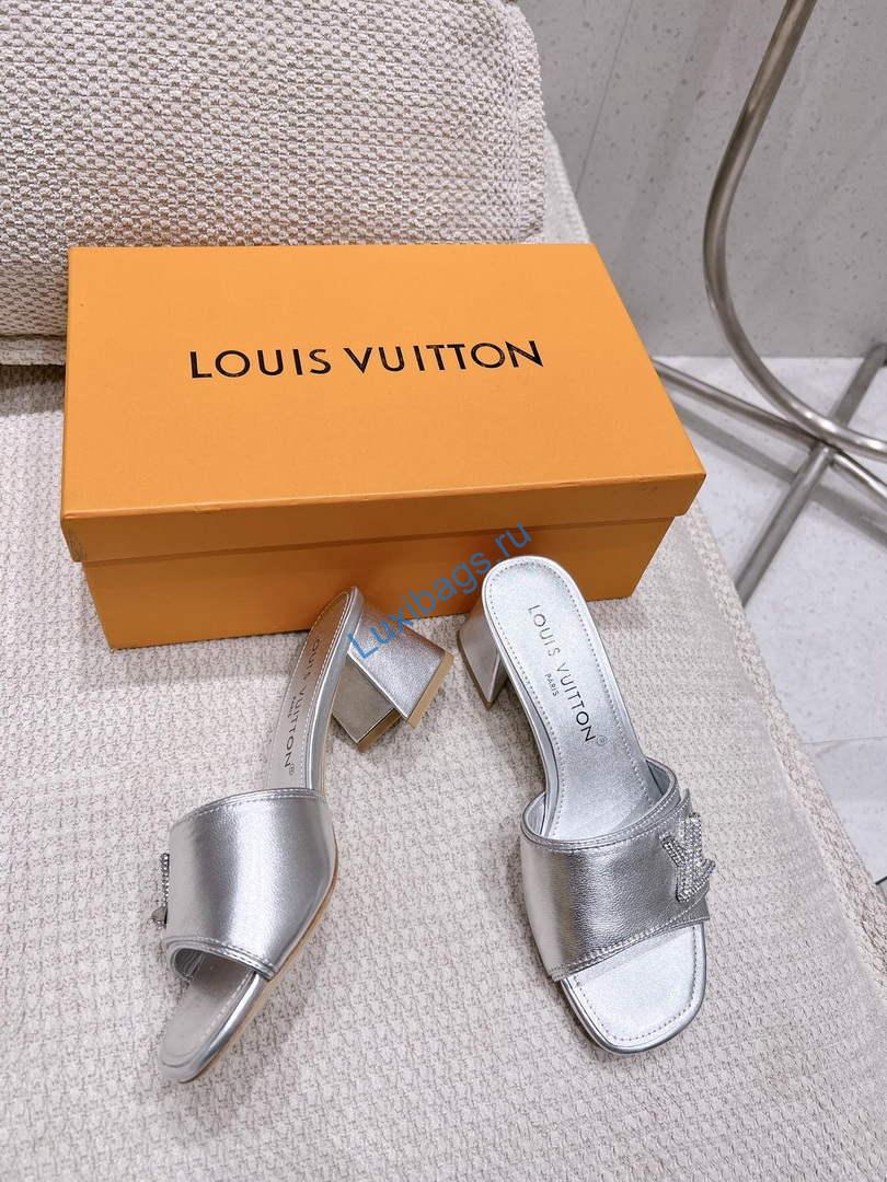 LV 1AB2OR Louis Vuitton Women's Shake Mules heel 5.5cm L68261 | lv 1ab2or louis vuitton womens shake mules heel 5 5cm l68261 3