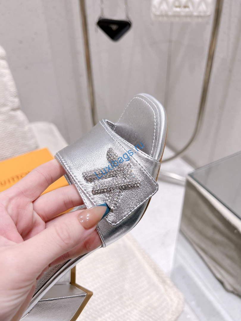 LV 1AB2OR Louis Vuitton Women's Shake Mules heel 5.5cm L68261 | lv 1ab2or louis vuitton womens shake mules heel 5 5cm l68261 7