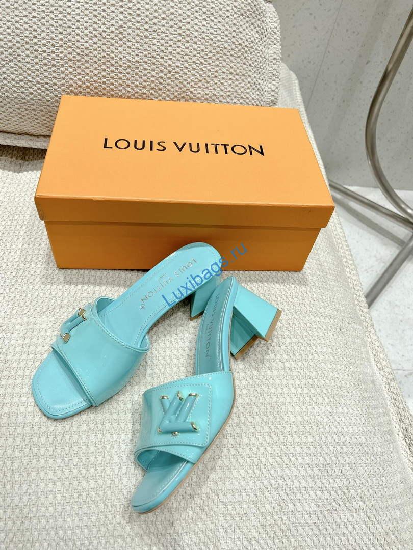 LV 1AB2OR Louis Vuitton Women's Shake Mules heel 5.5cm L68263 | lv 1ab2or louis vuitton womens shake mules heel 5 5cm l68263 3
