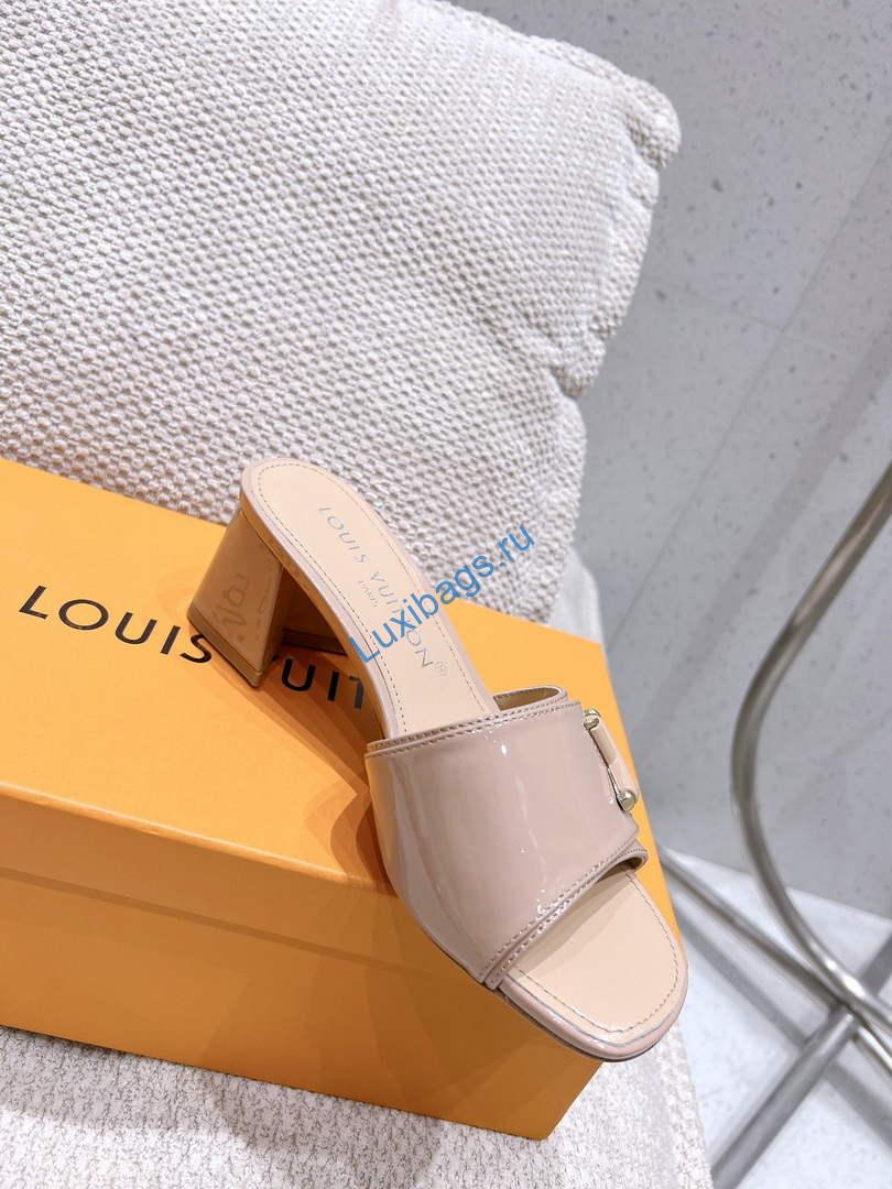 LV 1AB2OR Louis Vuitton Women's Shake Mules heel 5.5cm L68264 | lv 1ab2or louis vuitton womens shake mules heel 5 5cm l68264 4